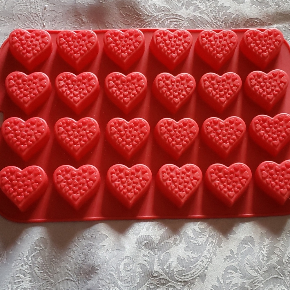 Silicon molds hearts